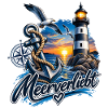 Meerverliebt – Anker, Leuchtturm & Möwen am Meer