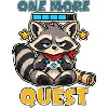 One More Quest Waschbär-Gamer