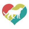 Gepard Herz Retro Style