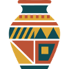 Toepfern Vase Keramik Grafik