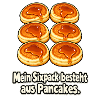 Sixpack aus Pancakes