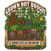 Grown Not Bought Garten-Illustration
