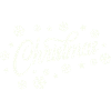Weihnachtliches Script mit Schneeflocken