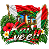 Kai Vee Tropical Flag Design