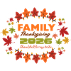 Familien-Thanksgiving 2026 Leaf Burst