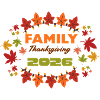 Familien-Thanksgiving 2026 Leafburst