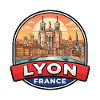 Lyon Frankreich Reiseabzeichen Fourvière-Basilika Geschenk