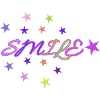Neon-Lächel-Sterne
