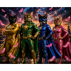 Superheldenkatzen mit Umhang