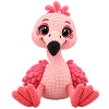 Kuschelig Pink Flamingo Plüschfigur
