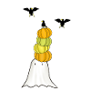 Geist mit Kürbis-Turm