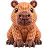 Kuscheliger Strick-Hippo