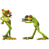Froschduo Verspielter Charme