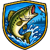 Bass Sprung Schild Patch