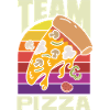 Team Pizza Lustiger Pizza Lover Spruch