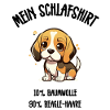 Süßer Beagle Welpe Schlafshirt Kulleraugen