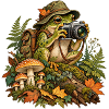 Frosch als Naturfotograf