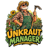 Unkraut Manager Gartenmanager humorvoll 