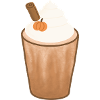 Herbst-Pumpkin-Gewürz-Latte