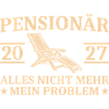 Pensionär 2027 Liegestuhl Abschiedsgeschenk