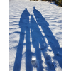 Winterschatten im Duo auf Schnee