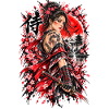 Japan Samurai Kriegerin – Sakura Design