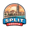 Split Kroatien Reiseabzeichen Diokletians Palast