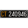 Vorderes Kennzeichen – CT46