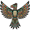 Indianischer Donnervogel Orange