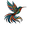 Native American Kolibri Orange