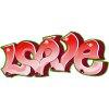 Love Graffiti Pink Neon