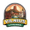 Vilnius Litauen Reiseabzeichen Gediminas Turm