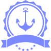 Anker abzeichen Nautik Logo