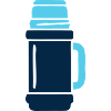 Isolierflasche Wander Logo