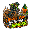 Ich fahre Rad - nur Snacks