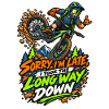 Lange Weg Hinunter Motocross
