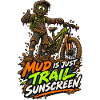 Schlamm ist Trail-Sonnencreme