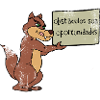 Hindernisse? Nutze die Chance! – Cartoon Wolf
