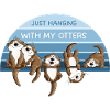 Otter Team Wildtiere Freundschaft Tierhumor