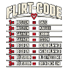 Flirt-Code – Lustiges Dating Design
