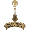 Golden Age Rockabilly Skull Gitarre