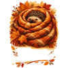 Niedlicher Igel im Winterschlaf Decken Spruch