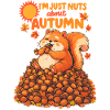 Nuts About Autumn | Dickes Eichhörnchen Design