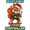 Stille Nacht Lauter Controller Weihnachts-Eichhörnchen