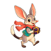 Hoppelhase mit Geschenkzauber