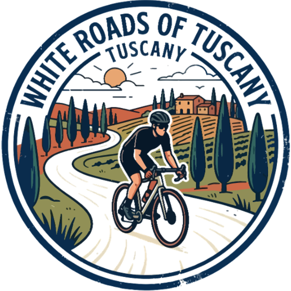Tuscany Gravel Cyclist Retro Stamp