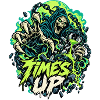 Times Up Neon Sensenmann
