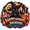 Hexenzeit – Kosmische Halloween-Katze