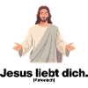JESUS LIEBT DICH. PLATONISCH. 