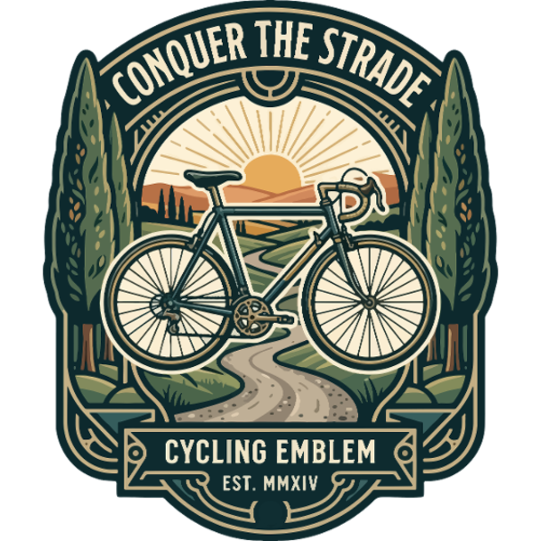 Conquer The Strade – Emblemat Toskania Art Deco